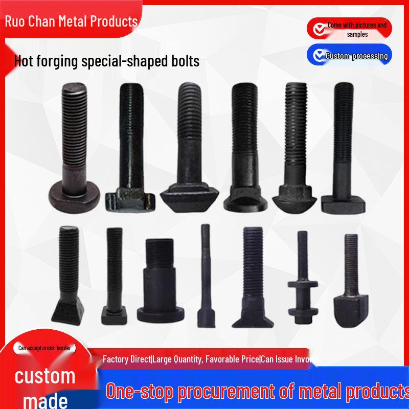 Custom Shaped Forged Bolts, Non-Standard Parts, and Screws