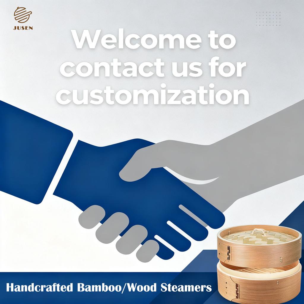 Wooden Cedar Bamboo Steamer Basket Handle 5-6L Capacity Gas Induction Ready for Dumpling Baby Bao Dim Sum Rice Potsticker
