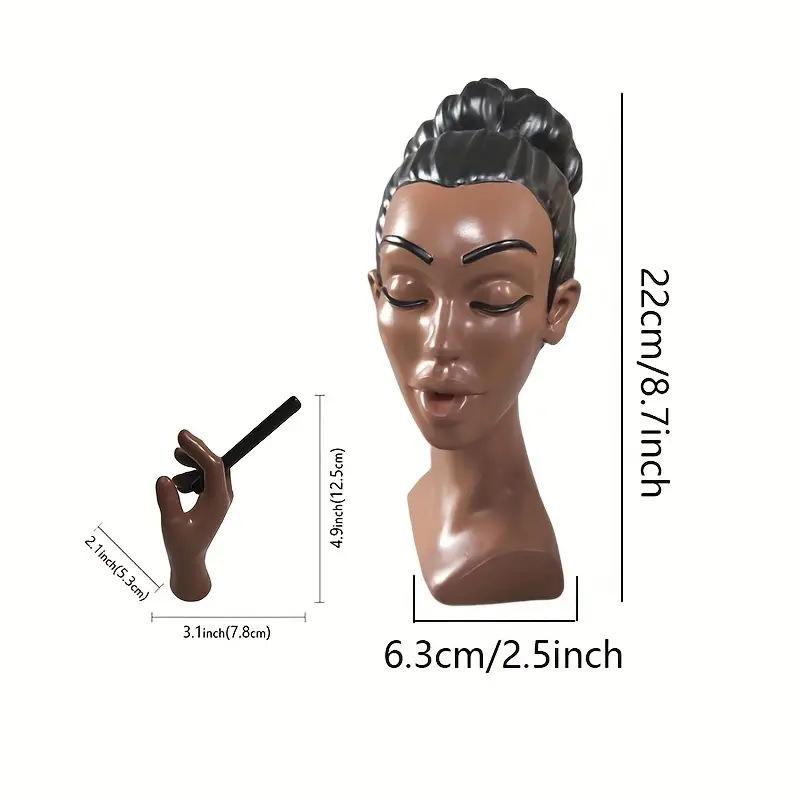 New Head Scents Burner Black Women Cigarette Head Incense Burner