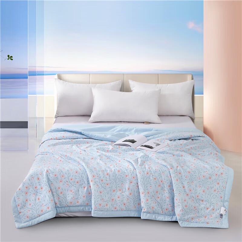 Violet Floral Scented Washed Quilt 150cm*200cm