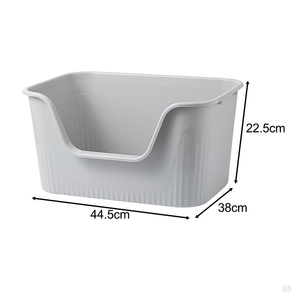 Záchod pro kočky pro všechny druhy kočkolitu nočník s otevřeným vrchem podnos na kočkolit pro domácí mazlíčky