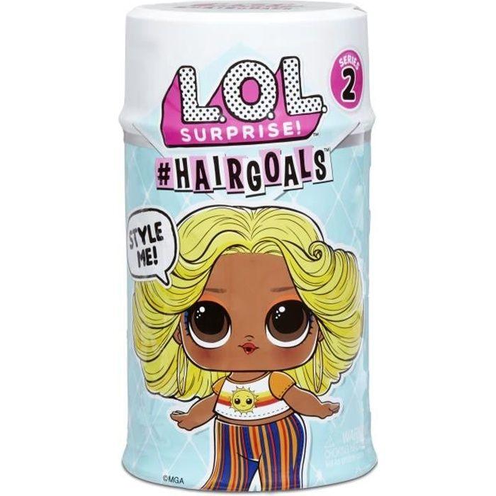 L.O.L. Surprise Hairgoals 2 - Mini poupées avec cheveux et accessoires - 7,5cm