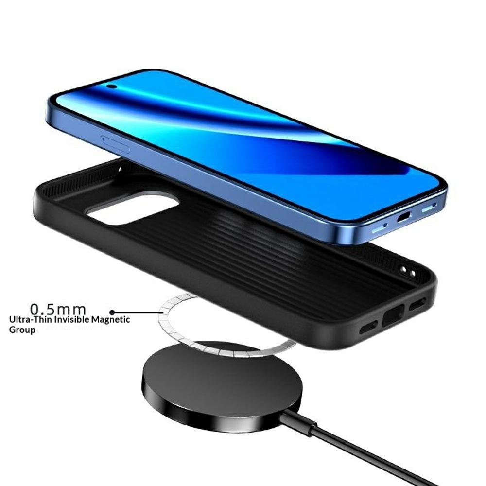 ABEEL For Google Pixel 10 / 10 Pro Magnetic Case Carbon Fiber Texture TPU PC PU Phone Back Cover