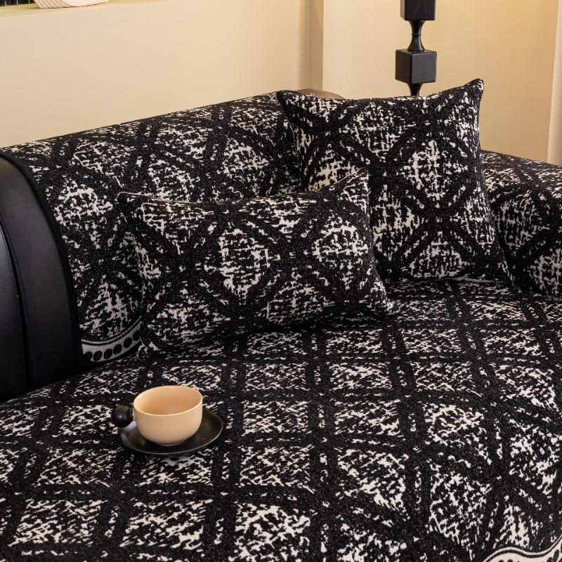 Chenille Modern Couch Cushion Durable Wear Resistant Furniture Protector Universal Four Seasons Seat Mat