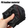 Steering Wheel Cover 37-38cm Summer Winter Universal PU Leather Embossed Corrugated Steering Wheel Cover Non-slip Heat-resistant