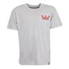 Men's Round Neck Cotton T-shirt with Printed Logo WHEELS AND WAVES