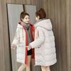 2026 Winter Women Jacket Coats Long Parkas Female Down Cotton Hooded Overcoat Thick Warm Jackets Windproof Casual Student Coat