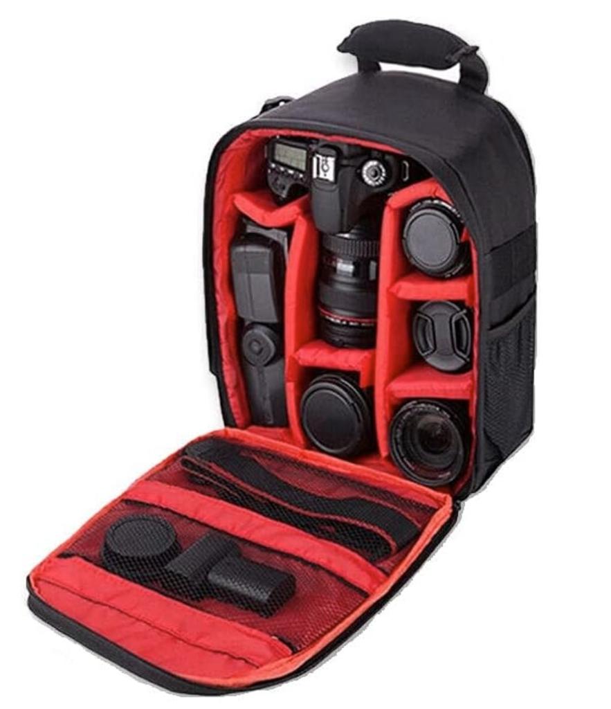 Backpack Photo Bag for Canon Nikon Camera Tablet GoPro Camcorders
