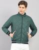 Men's Regular Fit Solid Hooded Full Sleeve Jacket