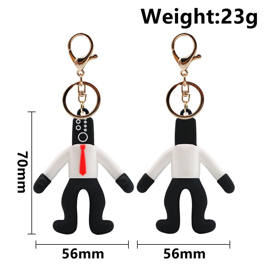 Skibidi Toilet Titan Speakman Keychain Cameraman Tv Man Titan Clock Man Titan Drillman Backpack Decor Doll Pendant Decor Gifts