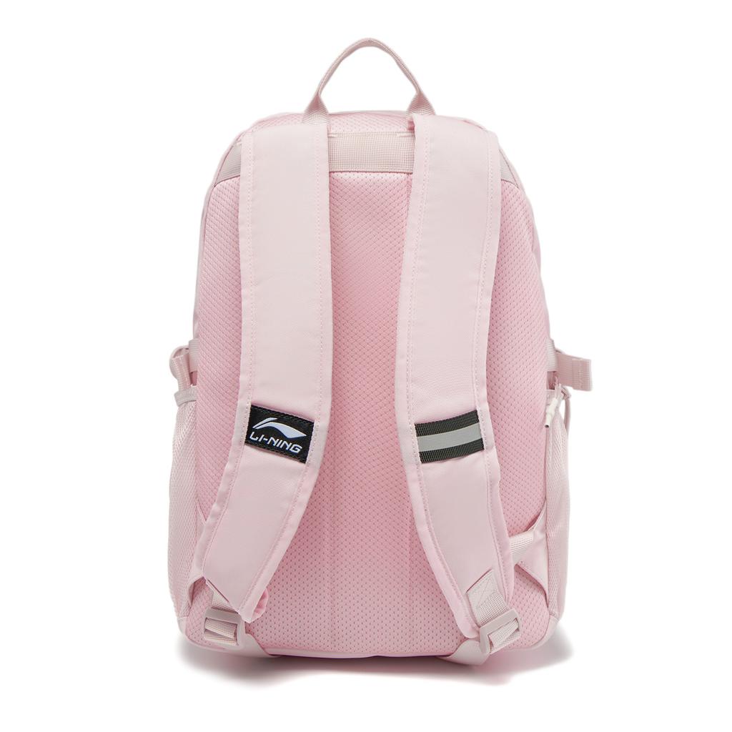 New LiNing Sports Life Collection Polyester Backpack Women's Light Pink & Ivory ABSV099-2