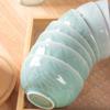 2024 Elegante 5-Zoll Celadon Keramik Reisschale mit Landschaftsrelief
