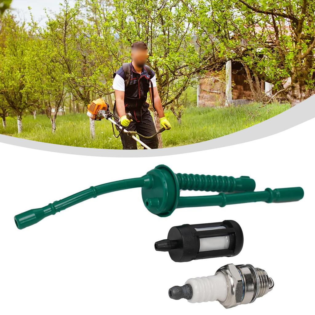1 Set Fuel Hose Pipe Metal String Trimmer Parts Filter Plastic Accessories Fuel Hose Pipe High Quality Brand New