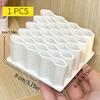 2pcs 32-Cell Grid Ointment Organizer, Divided Tube Medicine for Home Desktop Soft Cream Holder Glue Makeup Brush Sample Organizer