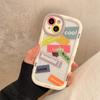 Fashion Graffiti Letter Shockproof Bumper Clear Phone Case For Iphone 14 13 12 11 Pro Max Cute Soft Silicone Back Cover Case