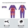 Carbon Fiber Heated Winter Cotton Clothing Set with Three-Speed Temperature Control