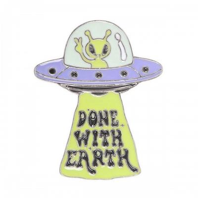 Broche Brilha no Escuro UFO