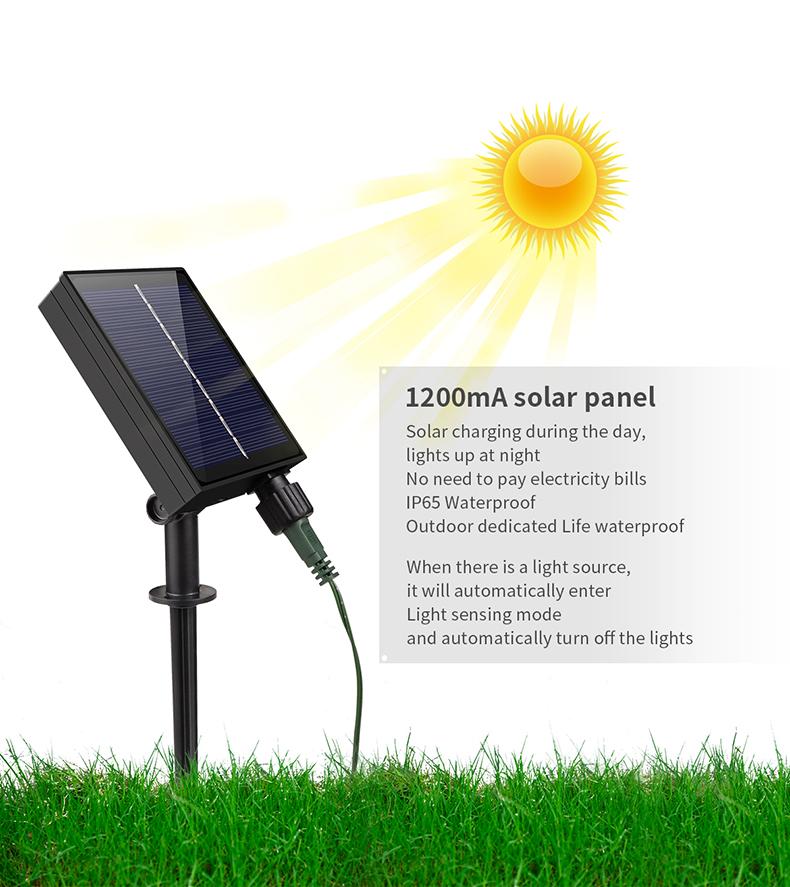 100M Leather LED Solar String Fairy Lights Christmas Lights Waterproof Outdoor Garland High-Power Solar Lamp For Garden Decor