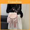 Fashion Dual Pocket Butterfly Bow College Style Backpack For Women Daily Use