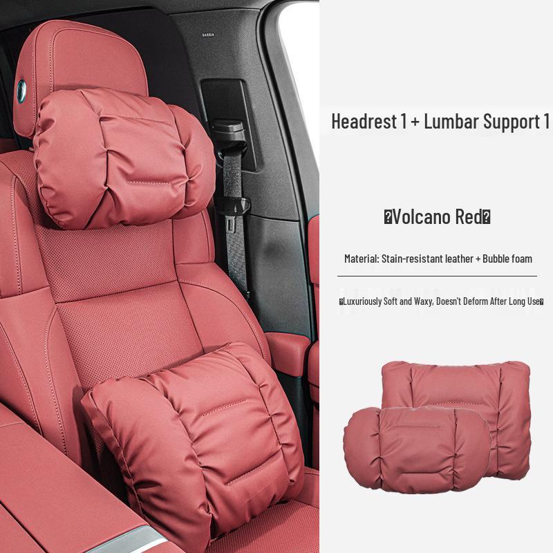 Lynk & Co Car Headrest & Lumbar Support Pillow for Neck Protection