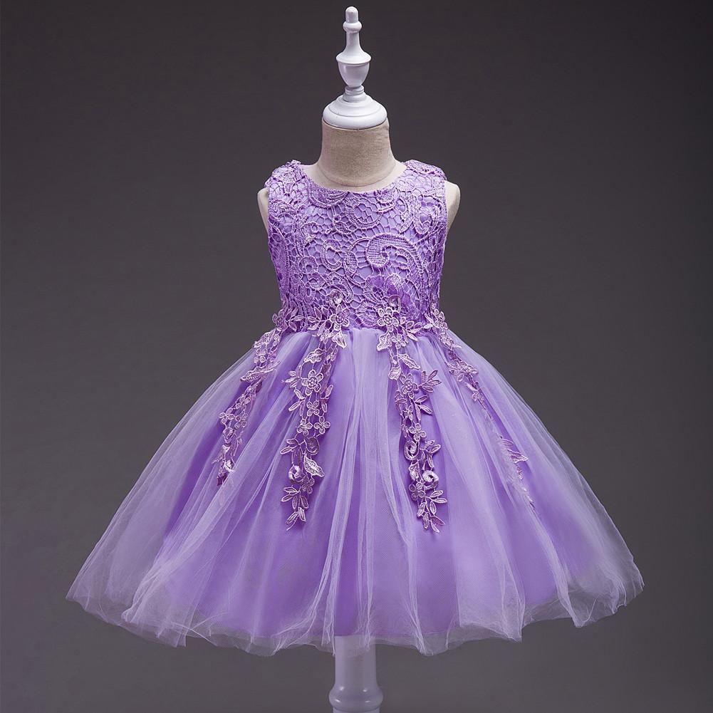 Koreanischer Stil Kinderkleid Mädchen Spitze Prinzessin Auftritt Backstage Tutu Kleid