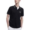 Fila 2023 Nowa Letnia Moda Wszechstronna Dzianinowa Koszulka Polo z Krótkim Rękawem Męskie Koszulki Polo Czarna F11M338108F-BK