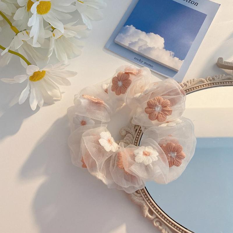 

Милая вышивка цветы сетка женская романтическая розовая веревка розовый