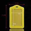 New Candy Color Card Holder Protect Cover Case Business Credit Card Work ID Card Badge Holder Office Supplies