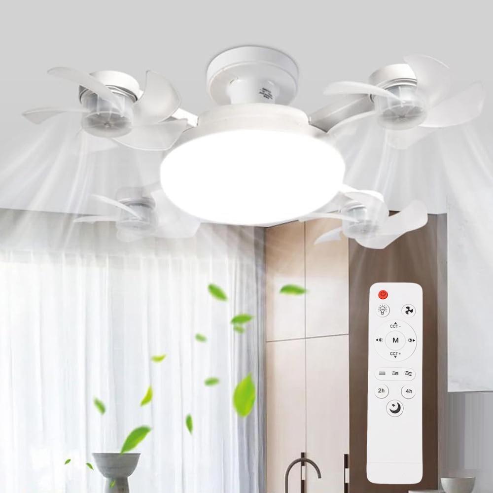 with Remote Control Ceiling Fan Light 3 Speeds Fan Plug in Ceiling Fan  Kitchen