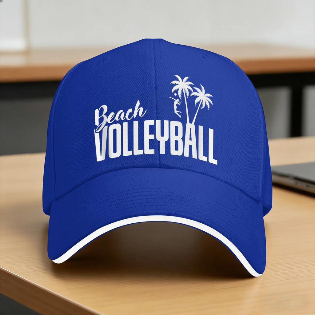 Pallavolo da Spiaggia Squadra da Spiaggia Sportivo Giocatore Cappellino da Baseball Cappellino Trucker alla Moda Estivo Donna Unisex Corsa Hippie Cappellini da Baseball