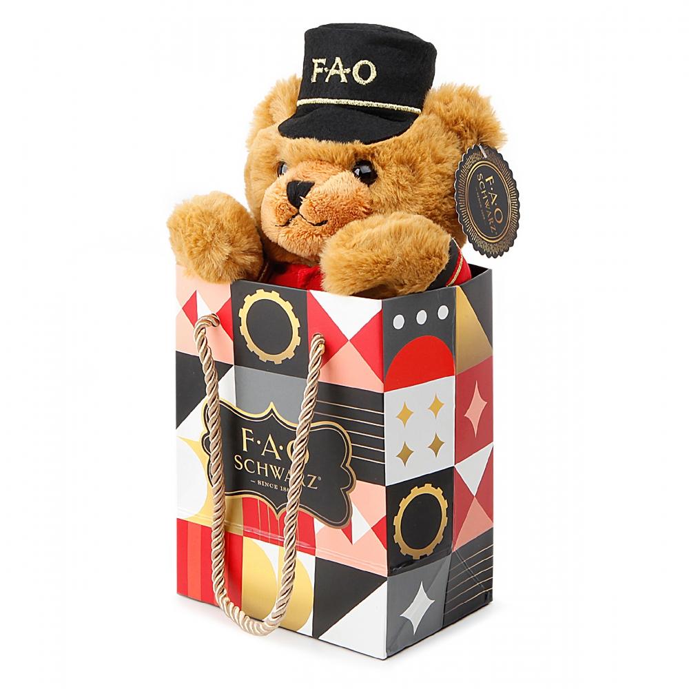 [toytron] FAO Schwarz Signature Soldier Bear Plush Doll - 18cm