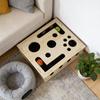 Solid Wood Cat Maze Toy: Interactive Scratching & Digging Game