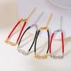Romantic Infinite Love 8 Infinity Charm Bracelets for Women Exquisite Crystal Zircon Lucky Red Rope Handmade Bracelets Jewelry