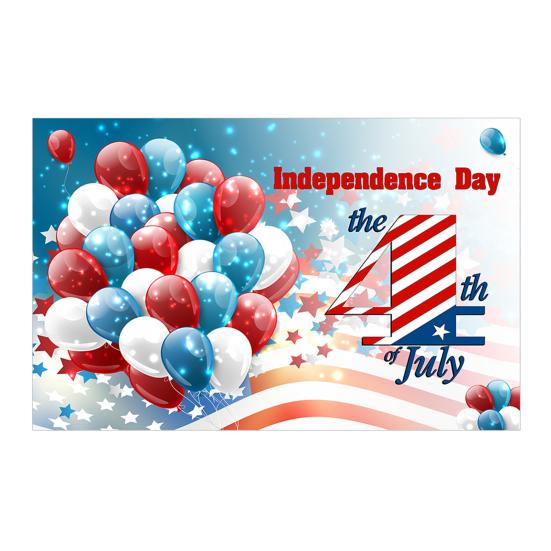 

Подвесной флаг, модный тонкий шить, легкий фон, удобный сенсорный фон на День независимости, баннер, фон для фестиваля разноцветный