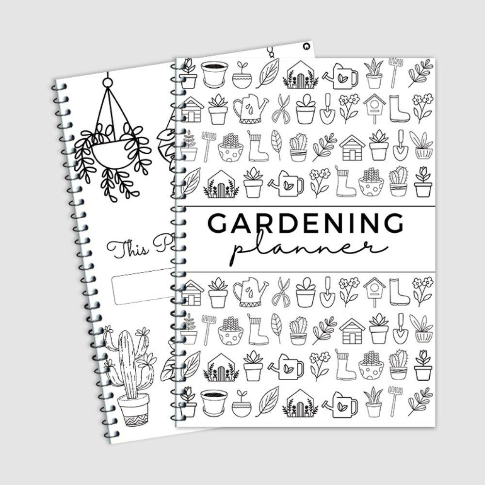 

Thicken Garden Planner And Log Book Journal Notepads Flower Garden Magazine Guide Track Notebook Garden Planner Journa