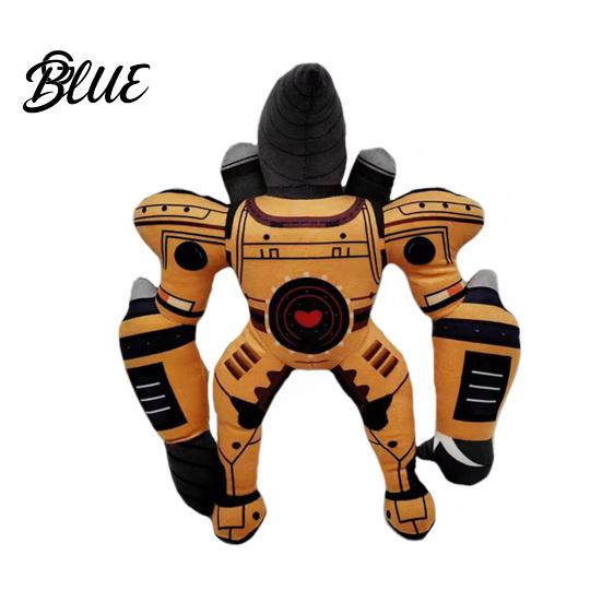 Playful Plush Doll TV Man Toy PP Cotton Fully Filled Speakerman Stuffed Plushie Collectible Gifts for Kids Fans Halloween Decoration Christmas