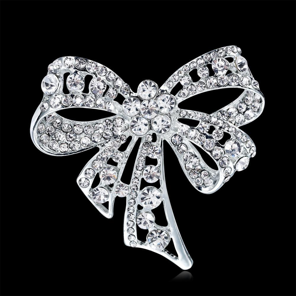 Alloy Butterfly Brooch Pin Jewelry Fashion Women Elegant Spring Gift Accessory
