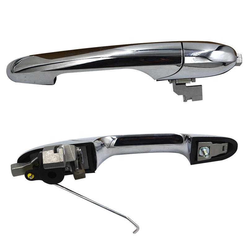 LHD/RHD Chrome Car Outside Door Handle Exterior Handles Left Right 1 Pc for Fiat 500 500C 2007-2018 68069943AC 68069942AB