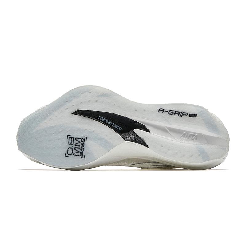 New Anta C202 6.0 PRO Anti-Slip Wear-Resistant Low-Top Marathon Running Shoes Men's White Gray 112445571-3