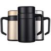 MRSIKEY Men's 316 Stainless Steel Insulated Office Mug with Handle