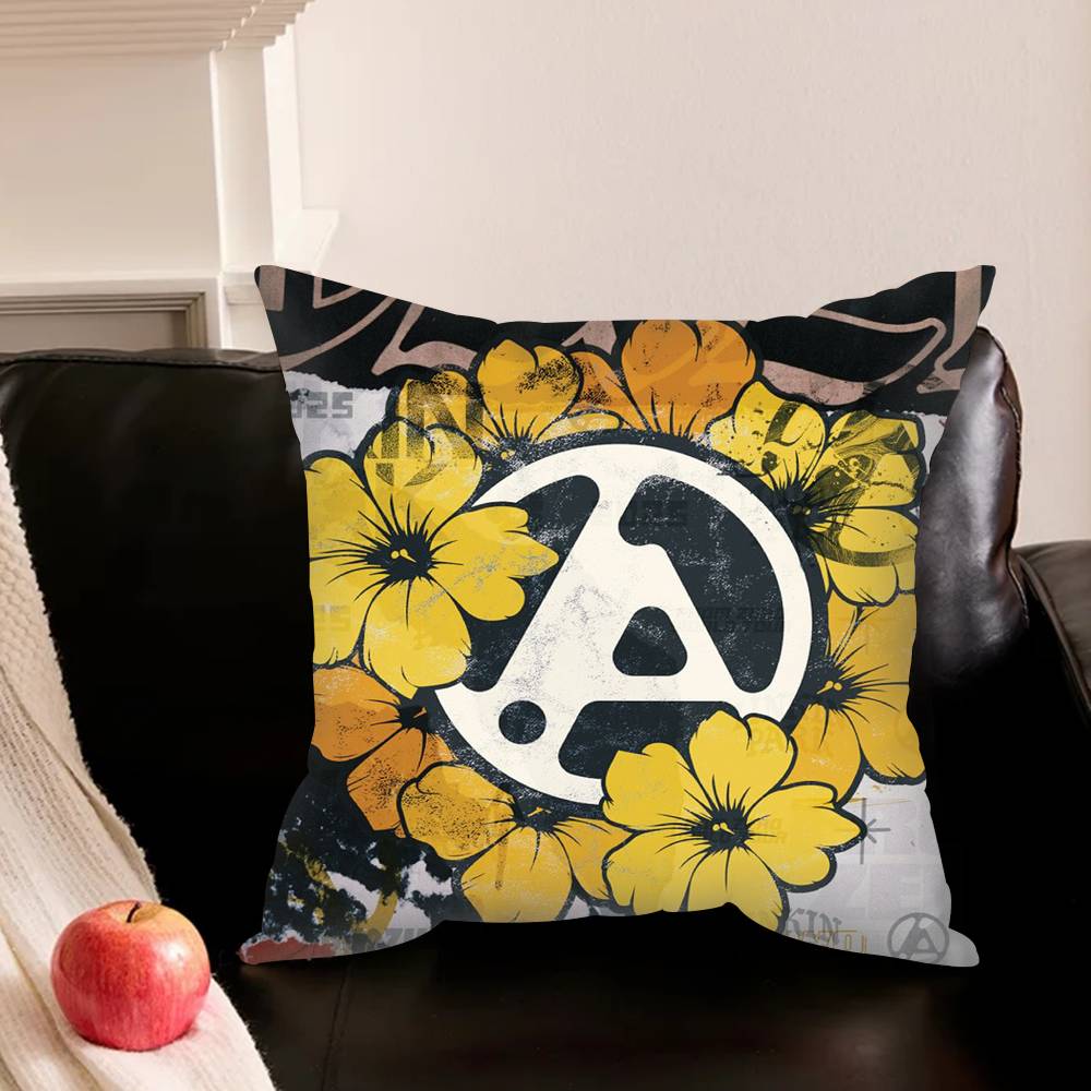 H-Linkin-N Band Park-S Pillowcase Living Room Sofa Cushion Cover Bedroom Room Bed Pillow Cover Home Decoration