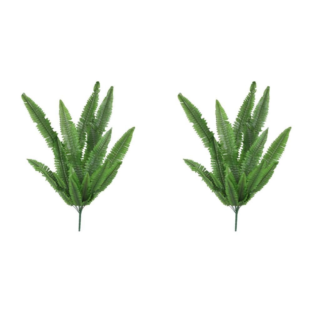 47/90cm Lifelike Artificial Boston Fern UV Resistant Large Artificial Ferns Fake Plants Greenery Home Garden Porch Summer Decor