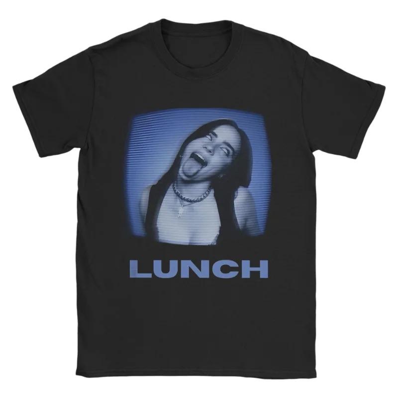 2026 Retro Tv Style Billie Eilish Tshirt Cotton Crew Neck Short Sleeve Y2k Pop Culture Casual Streetwear Graphic Top