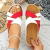 Fashion Plus Size 43 Women Wedge Sandals Premium Orthopedic Open Toe Sandals Vintage Anti-slip Leather Casual National Style Shoes Women