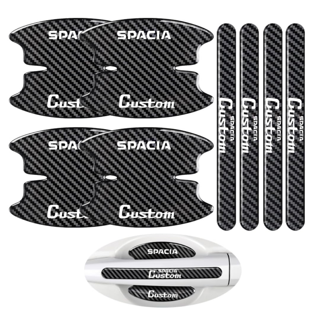 

Suzuki Spacia Custom Latest Model Door Handle Protector Parts for Suzuki Spacia Custom 2023 MK94S MK54S Includes car door handle scratch protection чёрный