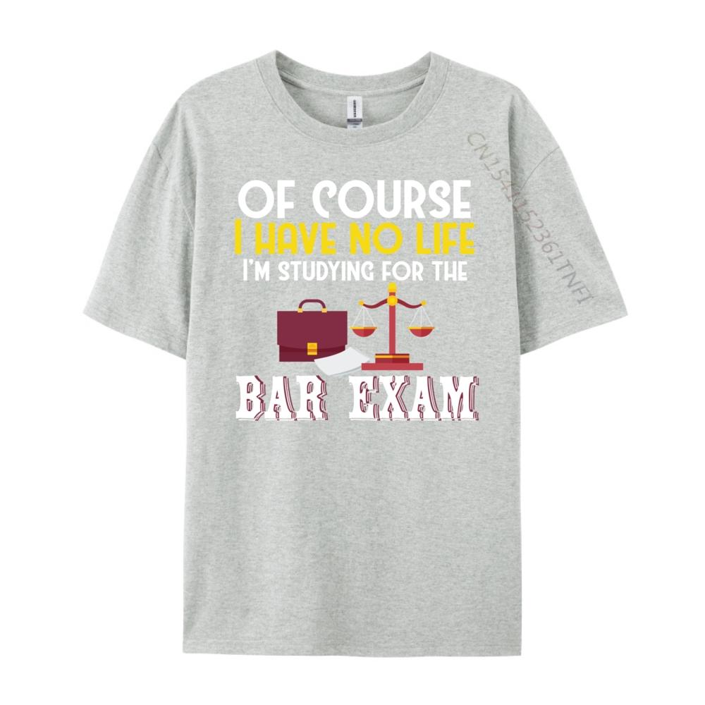 Law School Bar Exam Lawyer Student Luxury Clothing Female Fashionable and Trendy Tshirts Men Original Tees