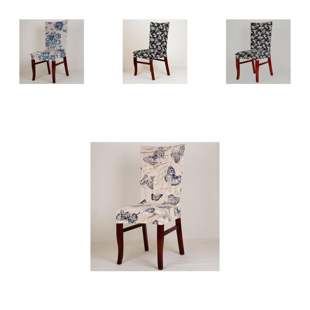 Luxuriöse Dehnbare Spandex Esszimmer Hochzeit Bankett Stuhlbezug Party Dekor Sitzbezug