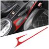 Red Carbon Fiber Handbrake Bottom Cover Trim For Seat Leon 2008-12