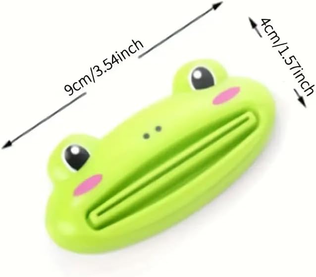 1Pc Multi-Functional Adorable Cartoon Toothpaste Squeezer - Plastic Tube Dispenser for Bathroom & Kitchen, Easy-to-Use, Durable Home Gadget, Cute