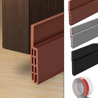 Door Bottom Sealing Strip Stopper Self-adhesive Anti-slip Soundproof Moisture Proof Prevent Insect Block Protection Sound Blocking Door Strip